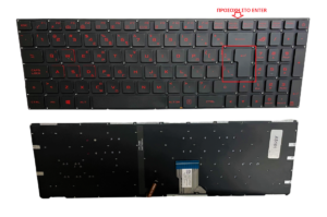 Πληκτρολόγιο Laptop Asus ROG Strix GL702 GL702VM GL702VT GL702VS GL702ZC Series Keyboard Red Greek version Backlit OEM (Κωδ. 40632GRBACKLIT)