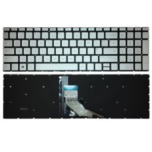 Πληκτρολόγιο Laptop HP Pavilion 15-DA 15-DB 15-DF 15-CN 15-CW 15-CR 15-CS 15-EC 15EC Series TPN-C135 US No Frame Layout Silver Backlit keyboard L47469-001 OEM (Κωδ.40549USSILBL)