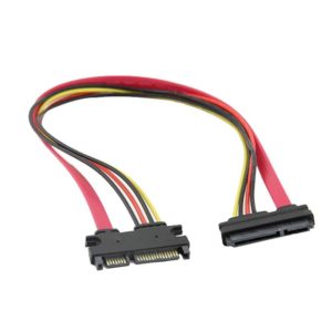 Serial ATA 7+15pin 2.5 HDD SATA and Power port extend cable total 50cm (Κωδ. 1-PER0007)