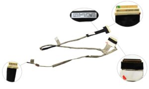 Kαλωδιοταινία Οθόνης - Flex Video Screen Cable LCD cable for Toshiba Satellite LCD L500 L505 L500D L505D 6017B0198301 A01 DC02000UC10 DC020001U00 V000180110 ( Κωδ. 1-FLEX0002)