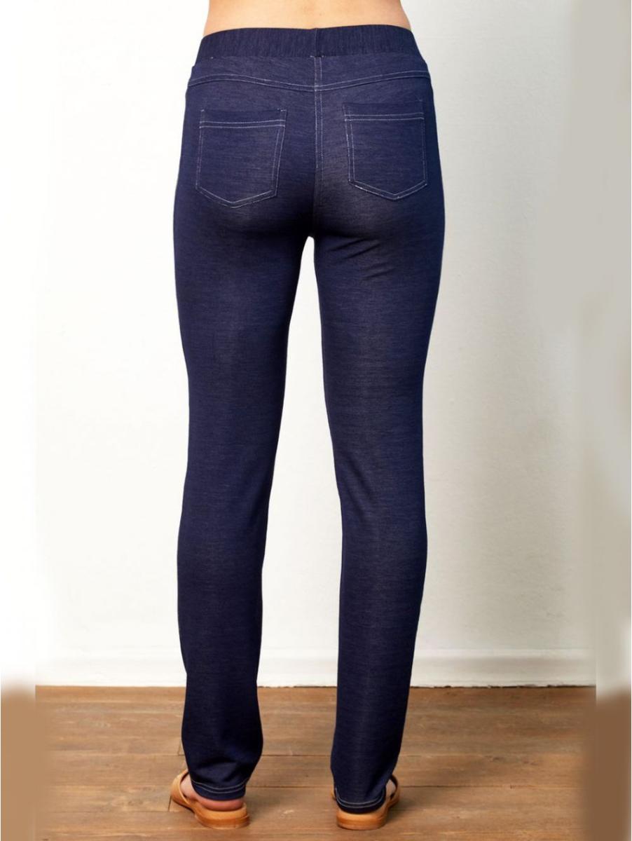 ANNA RAXEVSKY Γυναικείο μπλέ ελαστικό παντελονοκολάν τζιν T21112 BLUE, Χρώμα Μπλε Σκούρο, Μέγεθος S
