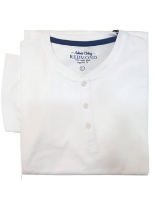 REDMOND Ανδρικό λευκό κοντομάνικο T-Shirt 221930650 0, Χρώμα Λευκό, Μέγεθος 4XL