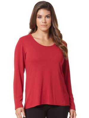 ANNA RAXEVSKY Γυναικεία μπορντό πλεκτή μπλούζα B20237 BORDO, Χρώμα Κόκκινο, Μέγεθος S