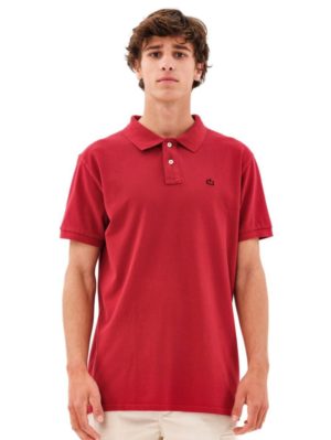 EMERSON Ανδρική κοντομάνικη πικέ πόλο μπλούζα 231.EM35.69GD Red, Μέγεθος L