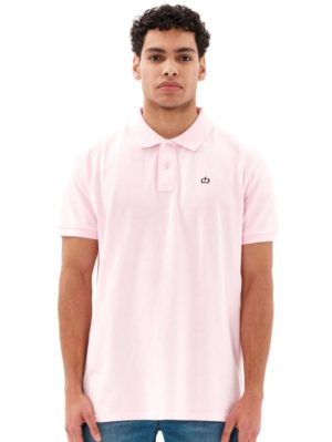 EMERSON Ανδρική κοντομάνικη πικέ πόλο μπλούζα 231.EM35.69GD PINK .., Χρώμα Ροζ, Μέγεθος 3XL