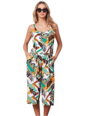 ANNA RAXEVSKY Ολόσωμη φόρμα DF21116, Χρώμα Πολύχρωμο, Μέγεθος XL