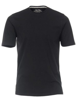 REDMOND Ανδρικό μαύρο T-Shirt 665 Color 90, Χρώμα Μαύρο, Μέγεθος XL