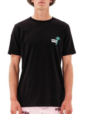 EMERSON Ανδρικό μαύρο μπλουζάκι T-Shirt 231.EM33.36 Black .., Χρώμα Μαύρο, Μέγεθος XXL