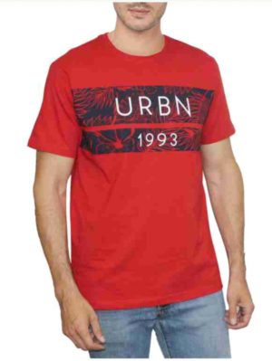 FORESTAL Ανδρικό κόκκινο κοντομάνικο μπλουζάκι t-shirt 701-269 Rojo 40, Χρώμα Κόκκινο, Μέγεθος 4XL