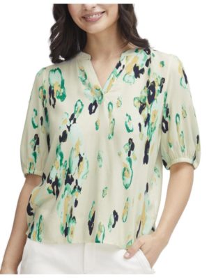 FRANSA Γυναικείο μπλουζάκι V 20613486-202835, Χρώμα Πράσινο-Λαδί, Μέγεθος S