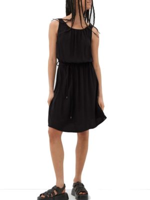S.OLIVER Μαύρο αμάνικο φόρεμα 2132725- 9999 Black, Χρώμα Μαύρο, Μέγεθος 42