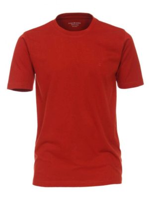 CASA MODA Ανδρική κόκκινη κοντομάνικη μπλούζα t-shirt (έως 7XL), Χρώμα Κόκκινο, Μέγεθος XXL