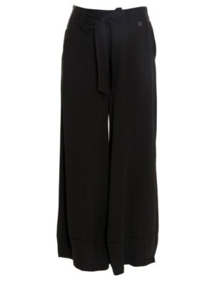 ALE Γυναικεία άνετη σκούρο λαδί βισκόζη παντελόνα, Μέγεθος S