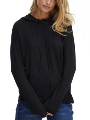 FRANSA Γυναικείο μαύρο πουλόβερ 20610793-200113, Χρώμα Μαύρο, Μέγεθος XL