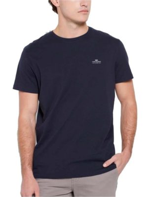 FUNKY BUDDHA Ανδρικό μπλέ T-Shirt FBM007-001-04 NAVY, Χρώμα Μπλε Σκούρο, Μέγεθος M