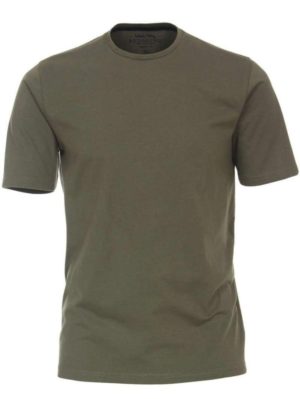 REDMOND Ανδρικό λαδί κοντομάνικο T-Shirt, Χρώμα Πράσινο-Λαδί, Μέγεθος XXL