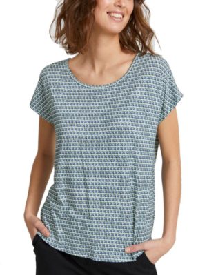 FRANSA Γυναικείο πολύχρωμη μπλούζα T-Shirt 20610284-201119, Χρώμα Πράσινο-Λαδί, Μέγεθος XL