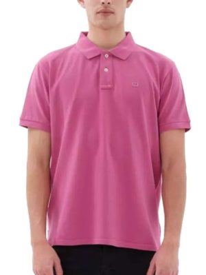 EMERSON Ανδρική κοντομάνικη πικέ πόλο μπλούζα 221.EM35.69GD RASPBERRY .., Χρώμα Ροζ, Μέγεθος S