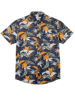 LOSAN Ανδρικό κοντομάνικο χαβανέζικο πουκάμισο 311-3004AL, Χρώμα Πολύχρωμο, Μέγεθος XL