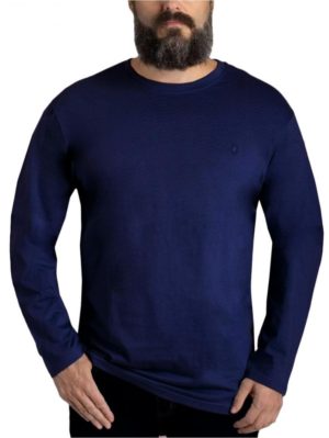 FORESTAL Ανδρική μπλε navy μακρυμάνικη μπλούζα, Χρώμα Κόκκινο, Μέγεθος XXL