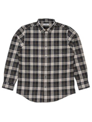 LOSAN Ανδρικό μαύρο μακρυμάνικο πουκάμισο φανέλα LMNAP0102_23001 002 Black, Χρώμα Μαύρο, Μέγεθος XL, Μέγεθος- Μ
