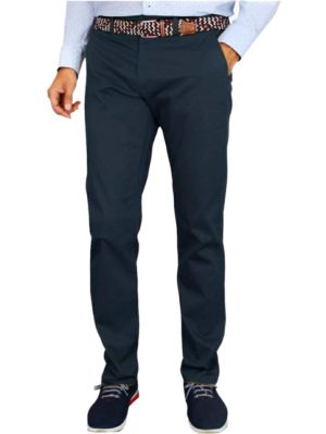 KOYOTE Ανδρικό μπλε navy ελαστικό παντελόνι τσίνος 516291-65, Χρώμα Μπλε Σκούρο, Μέγεθος 66