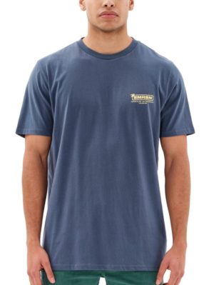 EMERSON Ανδρικό μπλέ navy μπλουζάκι T-Shirt 231.EM33.130 NAVY BLUE .., Μέγεθος XXL
