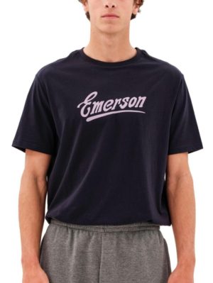 EMERSON Ανδρικό μπλέ navy μπλουζάκι T-Shirt 231.EM33.130 NAVY BLUE .., Χρώμα Μπλε Σκούρο, Μέγεθος M