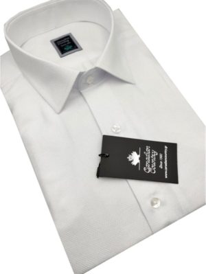CANADIAN COUNTRY Ανδρικό λευκό μακρυμάνικο πουκάμισο 5100 ΑΣΠΡΟ, Χρώμα Λευκό, Μέγεθος 4XL