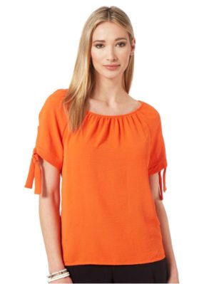 ANNA RAXEVSKY Γυναικεία πορτοκαλί μπλούζα B23130 Orange, Χρώμα Πορτοκαλί, Μέγεθος M