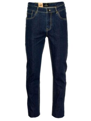 VAN HIPSTER Ανδρικό σκούρο μπλέ ελαστικό παντελόνι τζιν, Χρώμα Μπλε Σκούρο, Μέγεθος 40