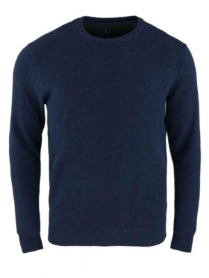 REDMOND Ανδρική μπλέ πλεκτή μπλούζα, Χρώμα Μπλέ, Μέγεθος 6XL