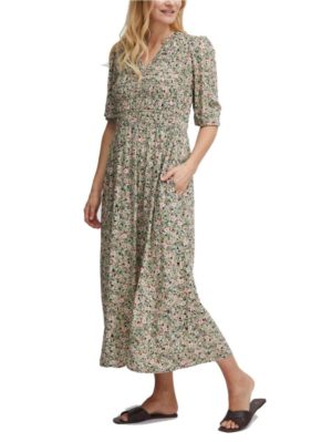 FRANSA Γυναικείο φλοράλ φόρεμα 20611904-201856, Χρώμα Πολύχρωμο, Μέγεθος 3XL
