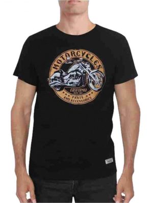 FORESTAL Ανδρικό μαύρο κοντομάνικο μπλουζάκι t-shirt 701-242 (έως 7XL), Χρώμα Μαύρο, Μέγεθος 4XL