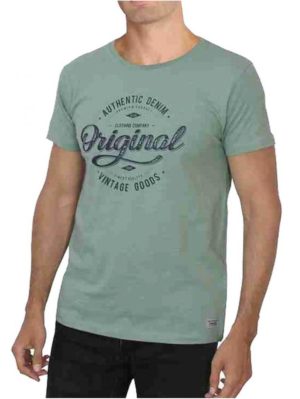 FORESTAL Ανδρικό βεραμάν κοντομάνικο μπλουζάκι 701-238 (έως 7XL), Μέγεθος 3XL