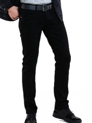 BIG STAR Ανδρικό μαύρο ελαστικό παντελόνι τζιν JENS SLIM 900 BLACK, Χρώμα Μαύρο, Μέγεθος 40
