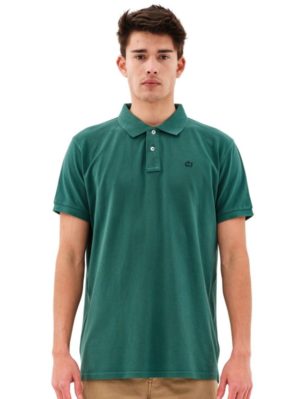 EMERSON Ανδρική κοντομάνικη πικέ πόλο μπλούζα 231.EM35.69GD Green, Μέγεθος M