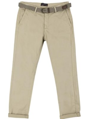 LOSAN Ανδρικό εκρού υφασμάτινο παντελόνι 211-9010AL, Χρώμα Καφέ, Μέγεθος 34