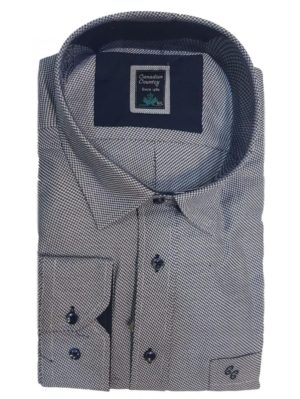 CANADIAN COUNTRY Ανδρικό γκρί μακρυμάνικο πουκάμισο 210 Color 3 .., Χρώμα Γκρί, Μέγεθος XL