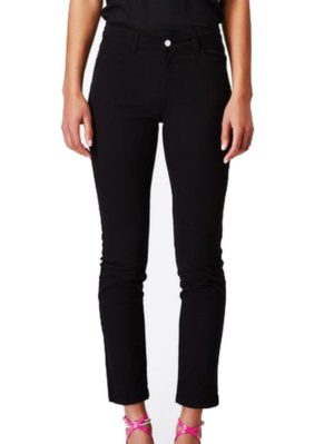 SARAH LAWRENCE Γυναικείο μαύρο ελαφρύ παντελόνι skinny 2-400101 Black, Χρώμα Μαύρο, Μέγεθος 29
