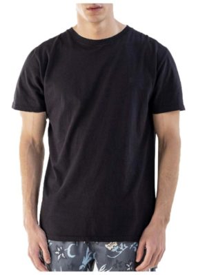 BASEHIT Ανδρικό μαύρο T-Shirt 201.BM33.80GD3 Black., Χρώμα Μαύρο, Μέγεθος XL