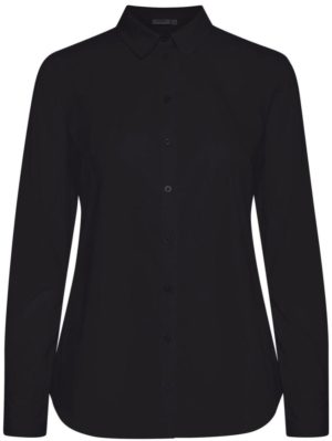 FRANSA Γυναικείο μαύρο μακρυμάνικο πουκάμισο 20600181-60096, Χρώμα Μαύρο, Μέγεθος M