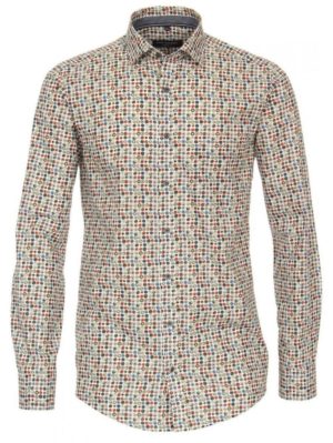CASA MODA Ανδρικό πολύχρωμο μακρυμάνικο πουκάμισο, Χρώμα Πολύχρωμο, Μέγεθος 5XL
