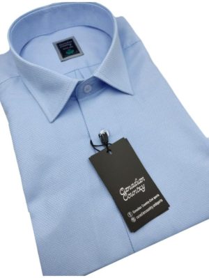 CANADIAN COUNTRY Ανδρικό γαλάζιο μακρυμάνικο πουκάμισο 5100-5, Χρώμα Γαλάζιο, Μέγεθος 4XL