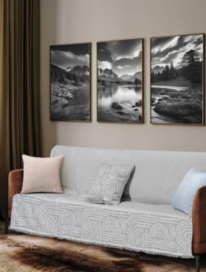 ΡΙΧΤΑΡΙ ETHEREAL GREY Γκρι Ριχτάρι διθέσιου καναπέ: 170 x 250 εκ. MADI