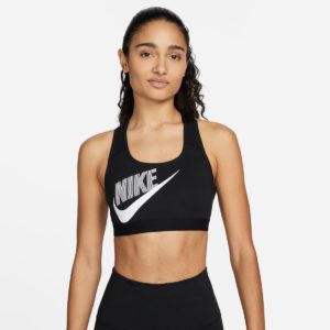 Nike Γυναικείο Αθλητικό Μπουστάκι Dri-FIT Μαύρο