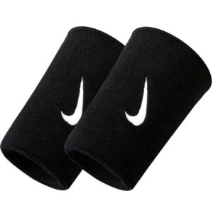Nike Περικάρπια Swoosh Διπλού Πλάτους Μαύρα