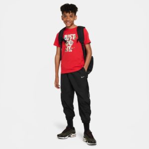 Nike Κόκκινο Παιδικό T-Shirt με Στάμπα JUST DO IT