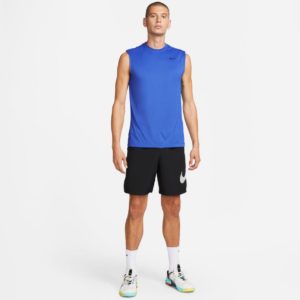 Nike Legend Ανδρικό Aμάνικο Μπλουζάκι Προπόνησης Μπλε