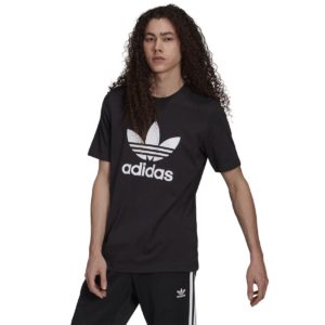adidas Originals Μαύρο Ανδρικό T-shirt Trefoil